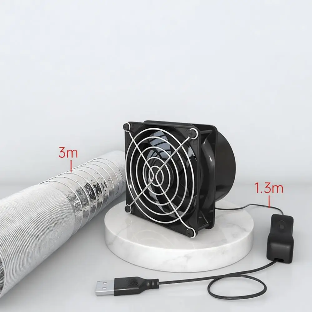USB Powered Moxibustion Smoke Extractor Fan Duct Ventilation Tool Compact Air Cleaner Blower For Home Indoor Usage