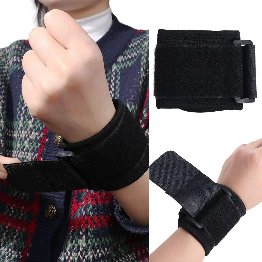 Breathable Adjustable Soft Wristband Compression Soft Gym Sports Wristband Adjustable Safety Wrist Support Brace Outdoor Sports