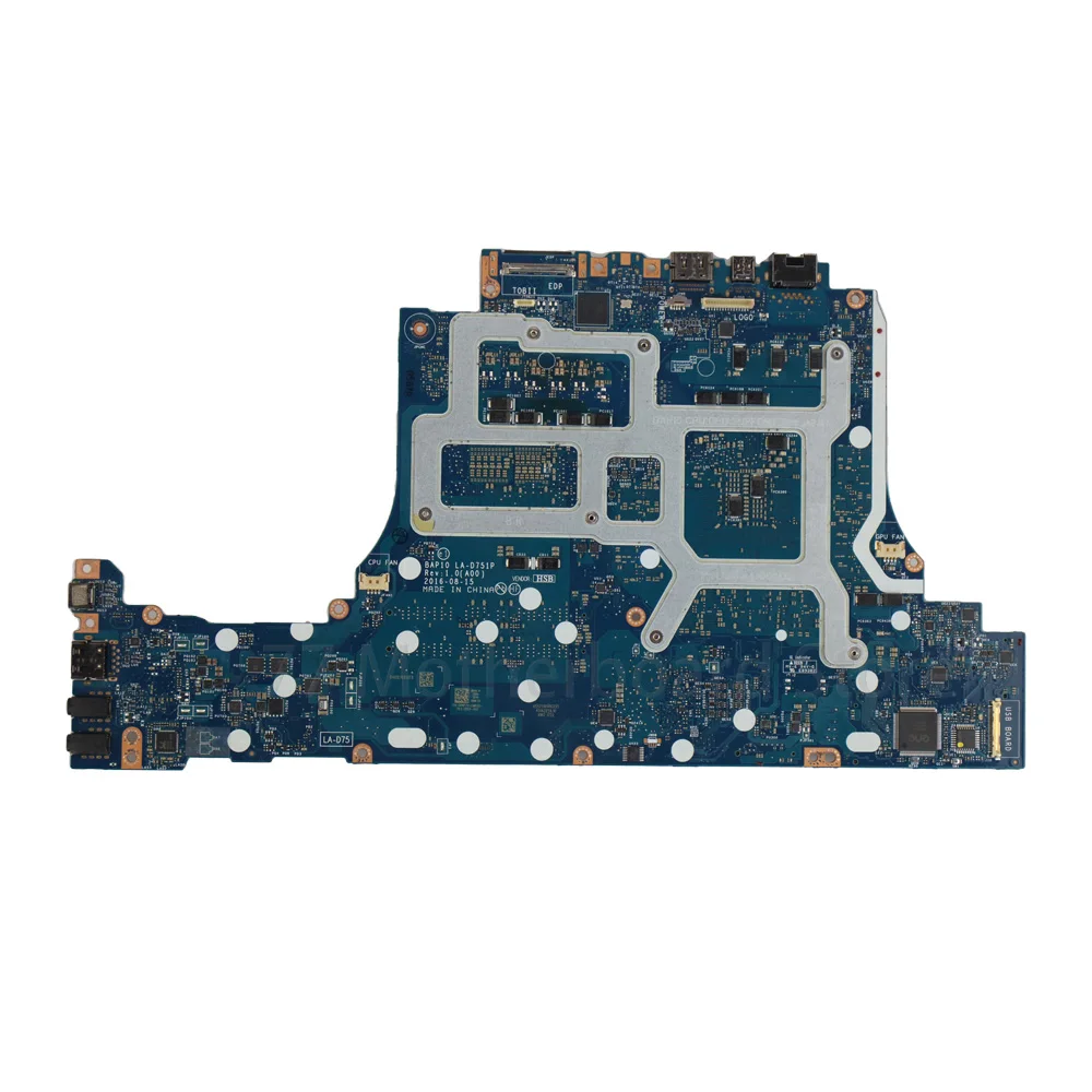 Laptop Moederbord Voor DELL Alienware 15 R3 17 R4 BAP10 LA-D751P Met CPU I7-6700HQ I7-7700HQ GTX1070 8 GB GPU getest OK