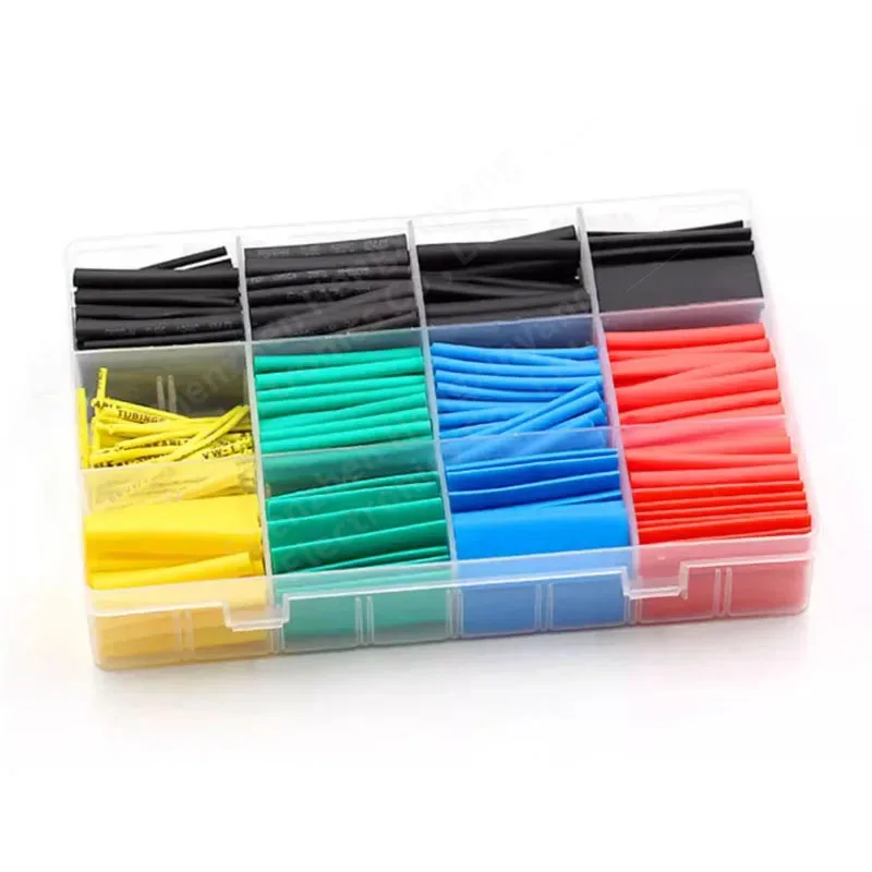 328Pcs 530pcs Sleeping Wrap Wire Car Electrical Cable Kits Heat Shrink Tube Tubing Polyolefin 8 Sizes Mixed Color Heat Shrink