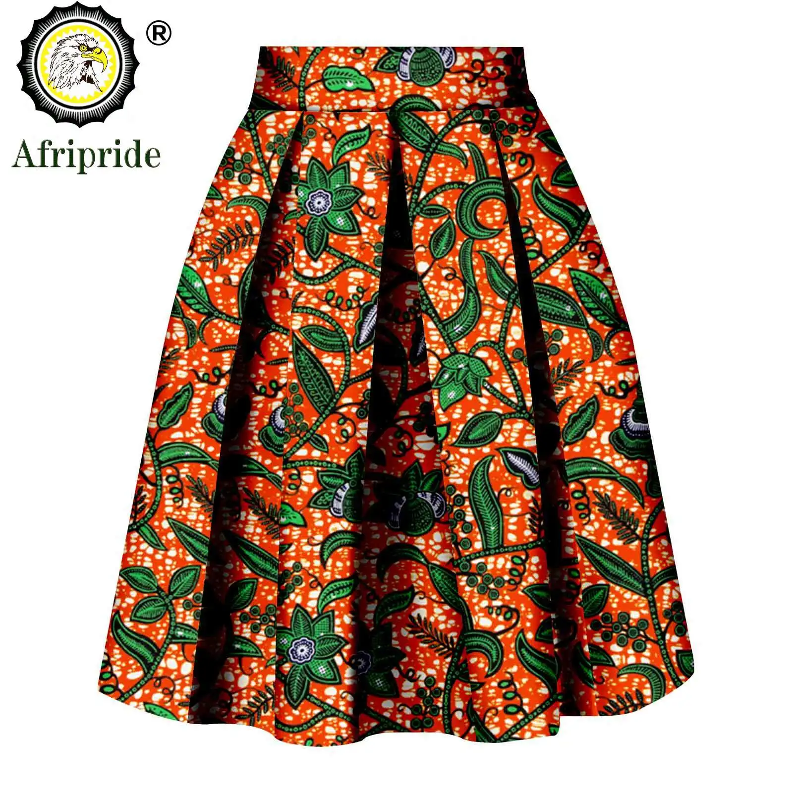 African Print Clothes for Womem private custom pure cotton ankara print dashiki bazin riche casual skirt for women S1827008