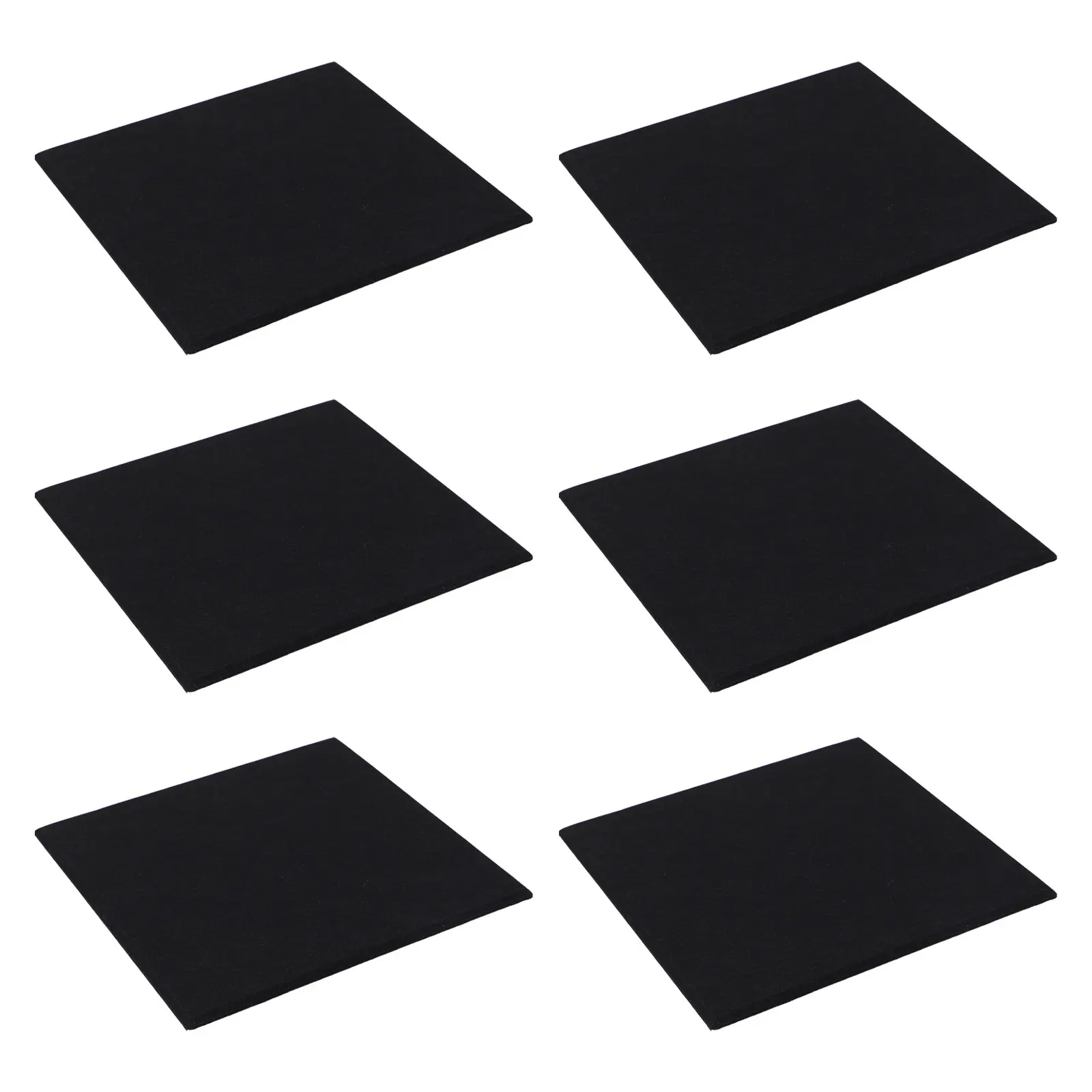 

6 шт. Современные минималистичные акустические стеновые панели из полиэфирного волокна и пробки, самоклеящиеся, звукоизоляционные плитки для снижения шума в офисе