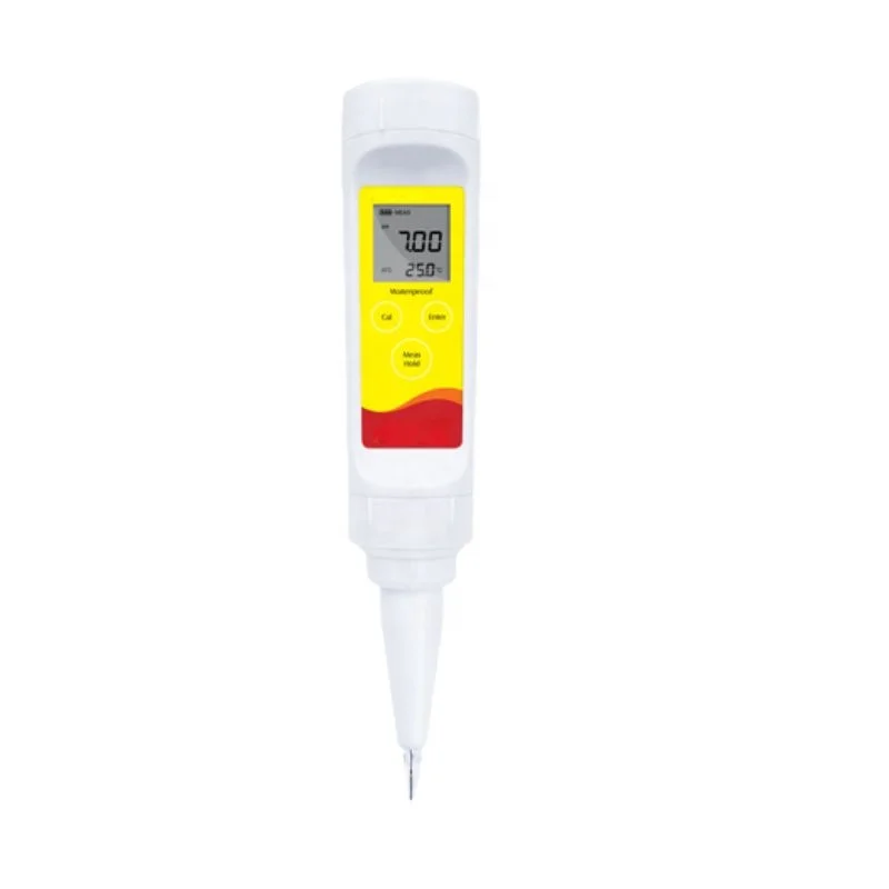 Spear Acidity Meter For pH Level Of Fruit Gels Paste Food Fermentation ATC 3 Point Calibration Function Puncture pH Tester