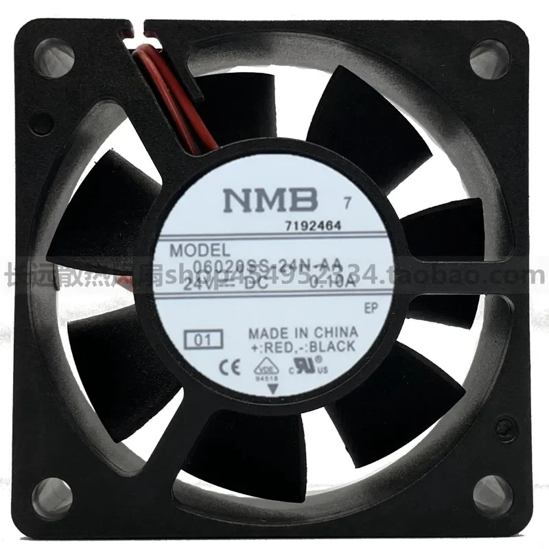 for NMB 06020SS-24N-AA Meibeya 6020 6cm 24V Cooling Fan Heat Dissipation for Host Case Power Supply