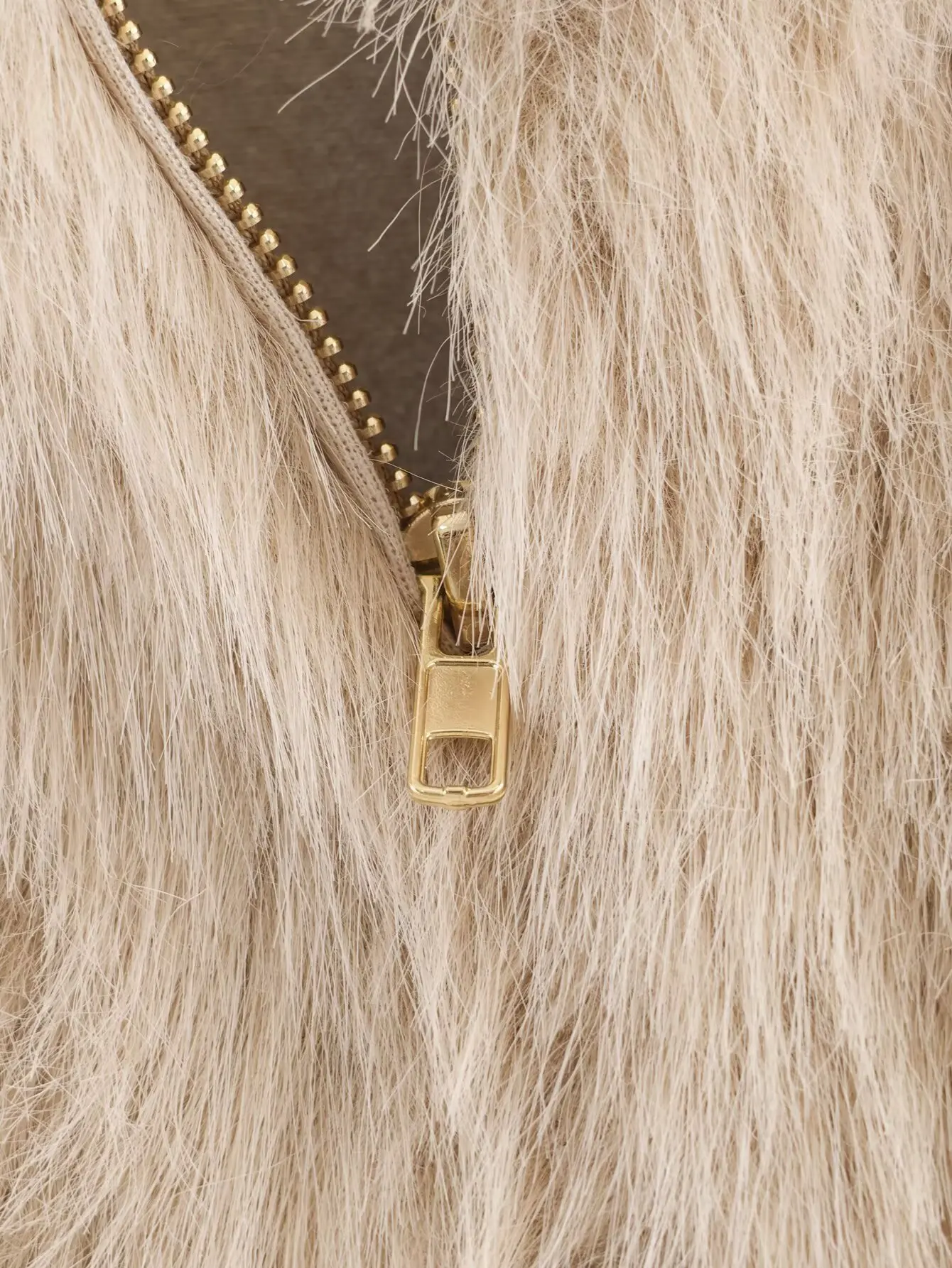 디이지 여성 2025 겨울 신상 인조 모피 재킷 올매치 라펠 지퍼 코트 아우터웨어