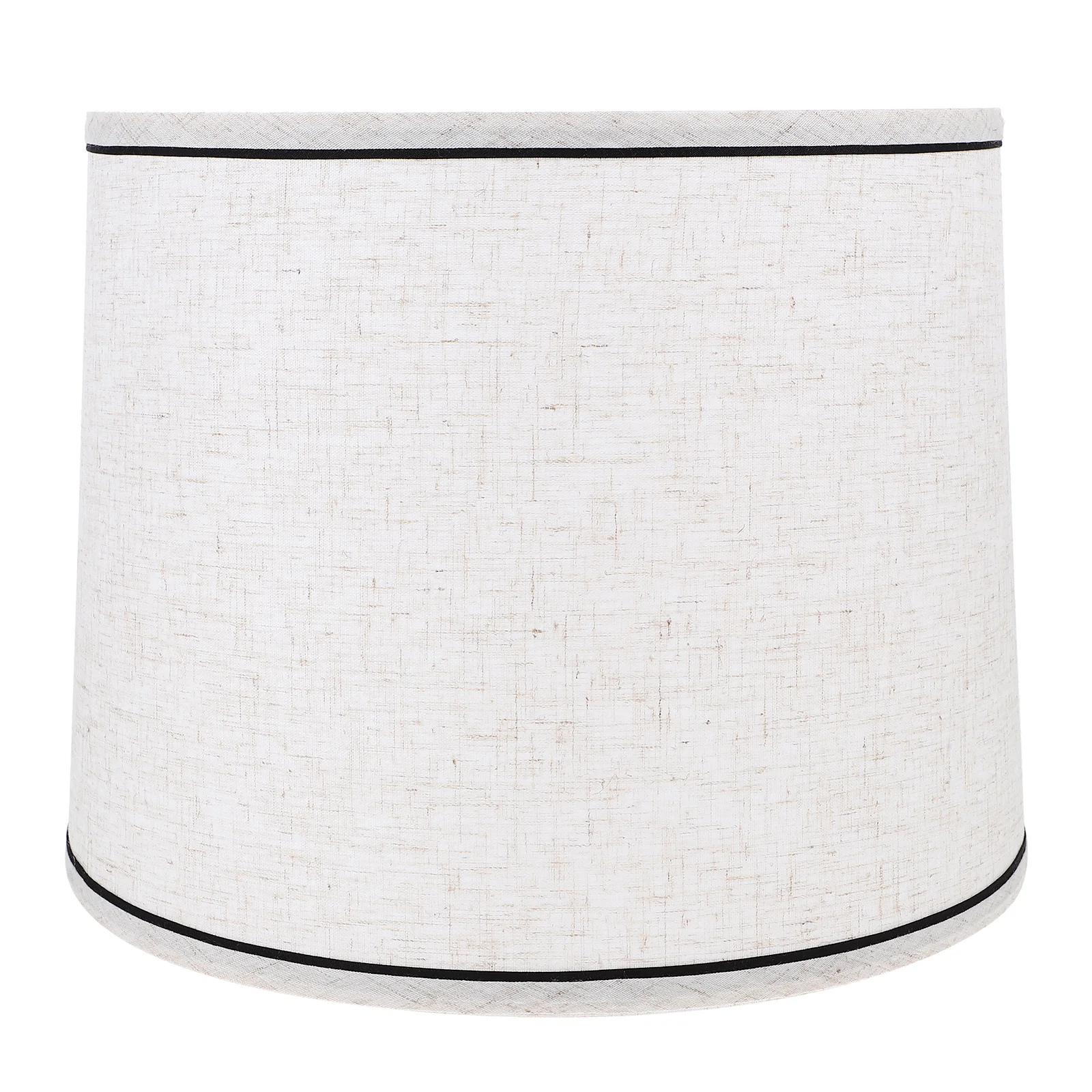 

Круглый льняной абажур, абажур для настольной лампы, декоративный потолочный чехол, бытовой сменный барабан, тканевый абажур, домашний абажур