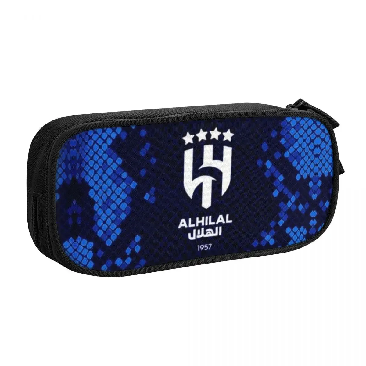 

Al Hilal Riyadh Big Capacity Pencil Pen Case Office College School Large Storage Bag Pouch Holder Box Organizer