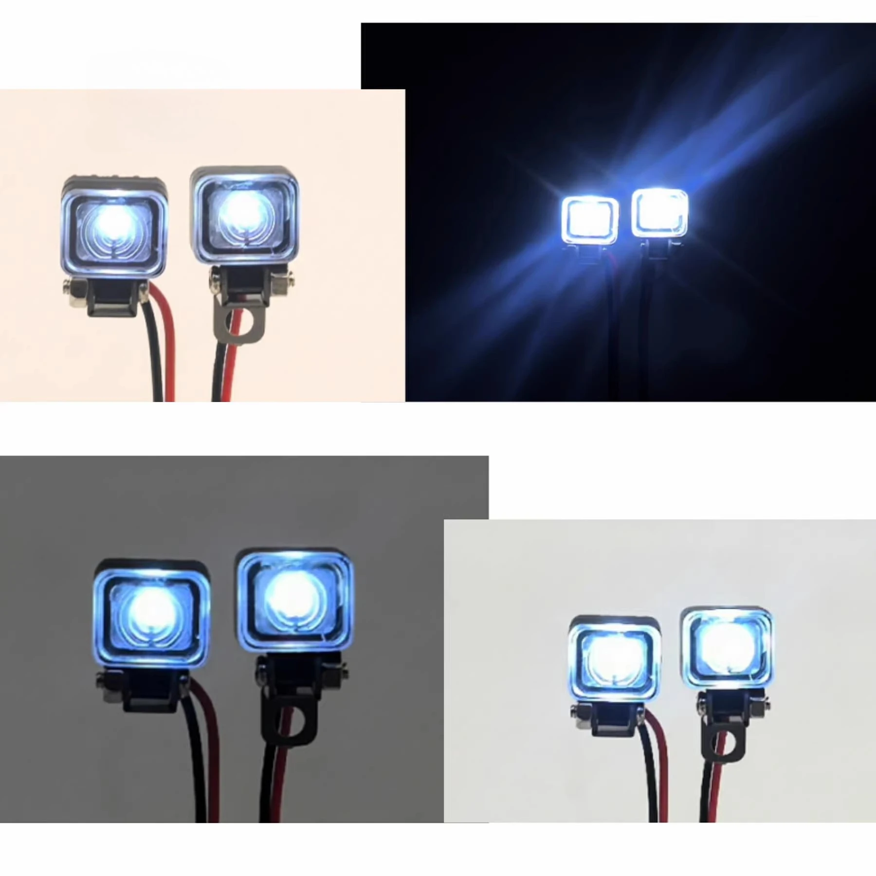 Drag Head Spotlight Lighting 56371 for 1/14 Tamiya RC Truck Trailer Tipper Scania 770S R470 R620 Volvo MAN LESU DIY Part