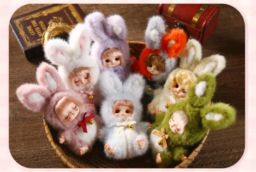 

Baby Love Comes To Blind Box Toys Kawaii Figure Cute Plush Doll Action Figure Mystery Box Caixa Home Ornamental Surprise Gift