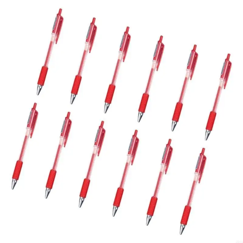 12 máy tính trung tính bút có thể thu hồi được Bút Bút Bút Bấm Bút 0,5mm viết nhật ký Bút Gel Pen School Office