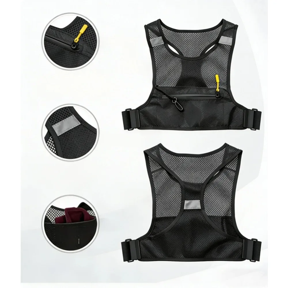 Reflective Running Chest Bag Fits 6.7