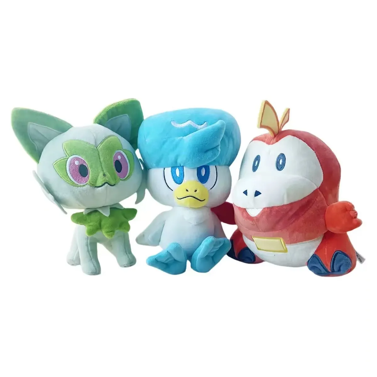 

Плюшевая игрушка Pokemon Sword & Shield Sprigatito Quaxly Fuecoco Peluche Doll Scorbunny Grookey Sobble Fingers, игрушка, хобби, рождественский подарок для ребенка