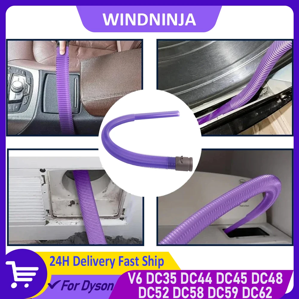 Для беспроводного пылесоса Dyson V6 DC35 DC62 DC45 DC44 DC59 DC58 DC48 DC52 V6, вентиляционный шланг для сушилки, щелевой инструмент для бытовой чистки