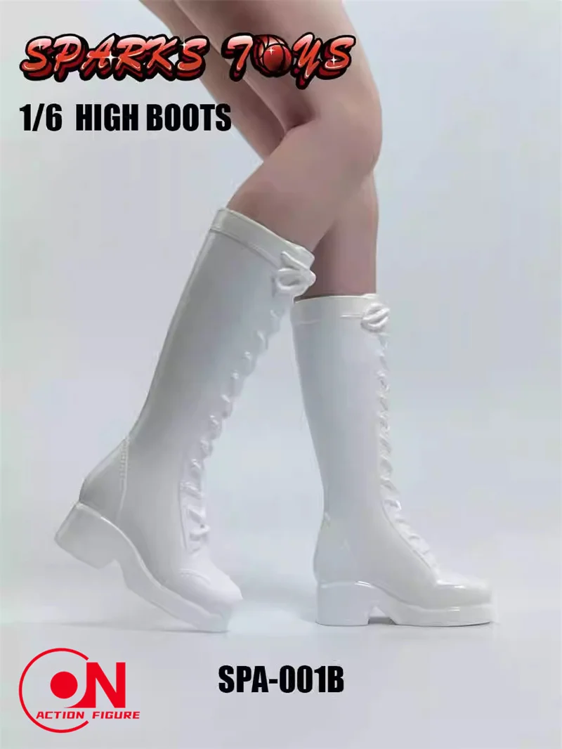 In Stock SPARKS TOYS SPA-001 1/6 Scale Female High Boots Hollow Shoes Model Fit 12'' Soldier Action Figure Body Dolls