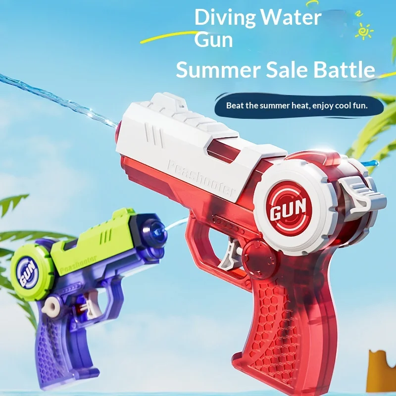 

Водный пистолет Glock с помповым механизмом и большой емкостью для детей, игрушка для пляжных водных битв и игр на открытом воздухе