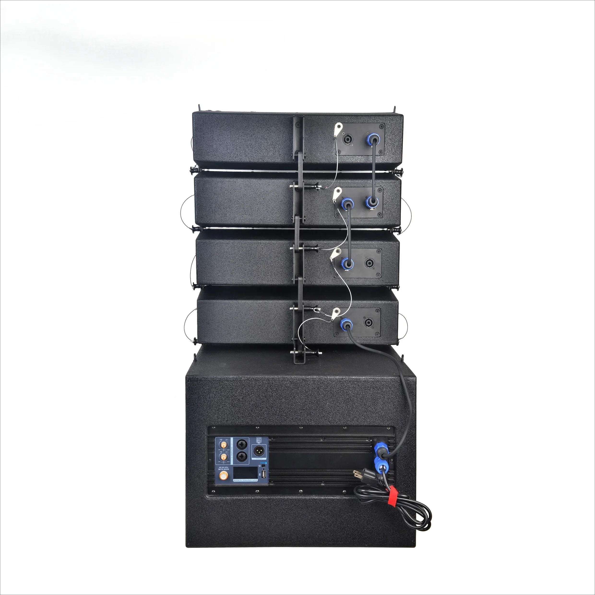 

'Accuracy Pro Audio LA412D-KIT Array Speakers System 1000W Professional Passive Line Array Speakers Audio PA Sound System