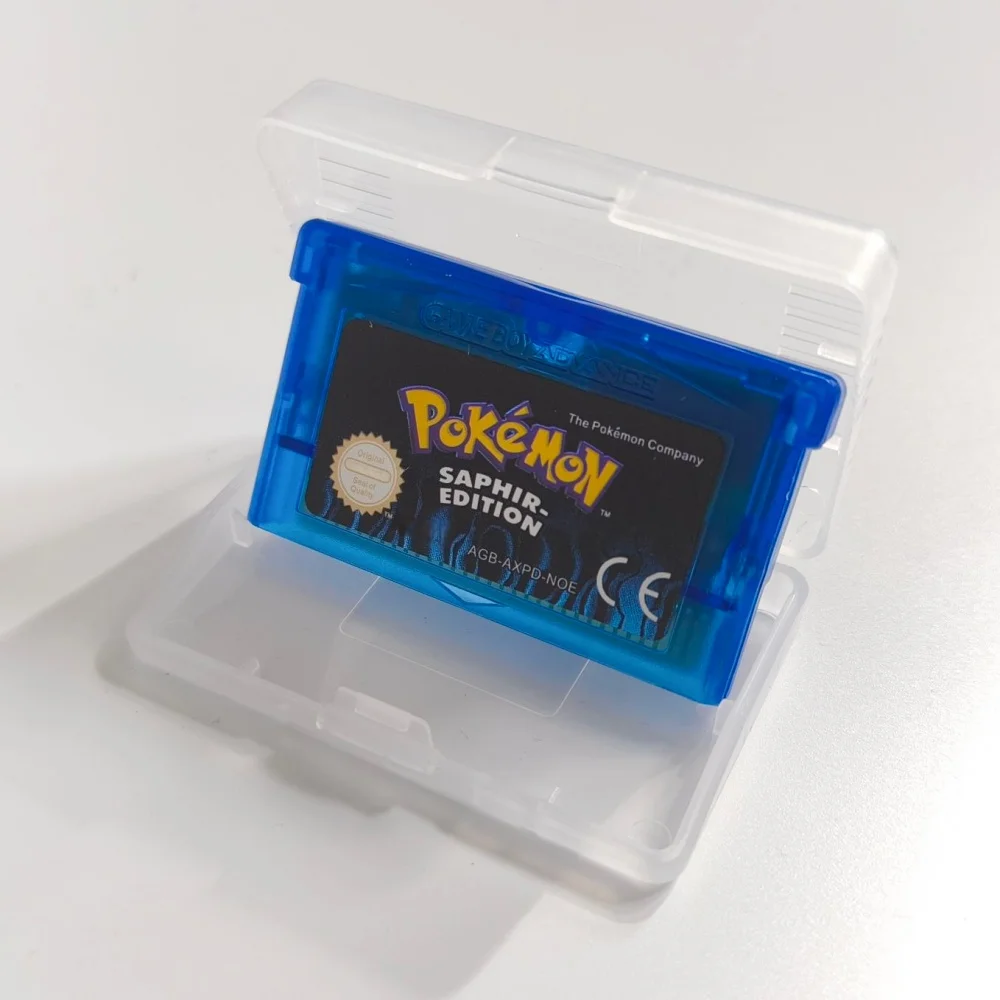 بوكيمون سلسلة GBA NDSL NDS GBM GBA SP لعبة فيديو خرطوشة الكرتون أنيمي الكلاسيكية 32 بت لعبة وحدة التحكم بطاقة الذاكرة NOE الألمانية