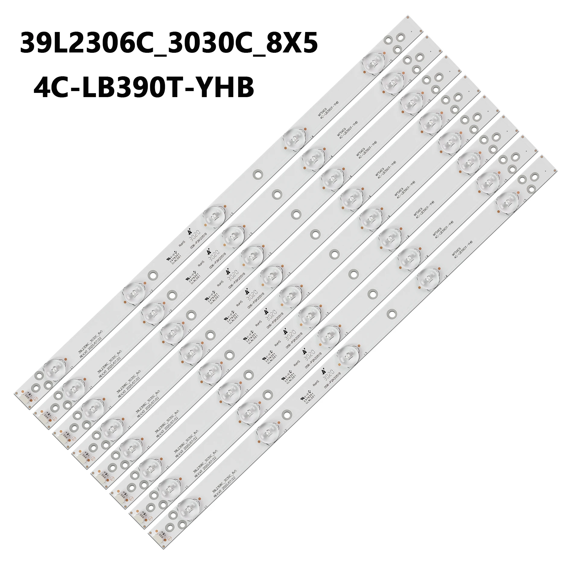 

LED Backlight Strip For 39L2303C 39L2309C 4C-LB390T-YHB 39L2306C-3030C-8X5 006-P2K2051 4C-LB390T-YH1 T39ED10DHU-01B LVF390CMDX