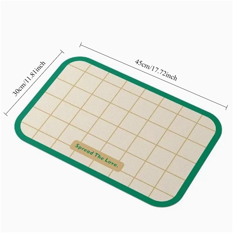 1pc High-End 30x45cm Sensory Dining Mat Waterproof PU Leather Insulation Western Food Grade Mouse Logo Colored Breakfast Tabl