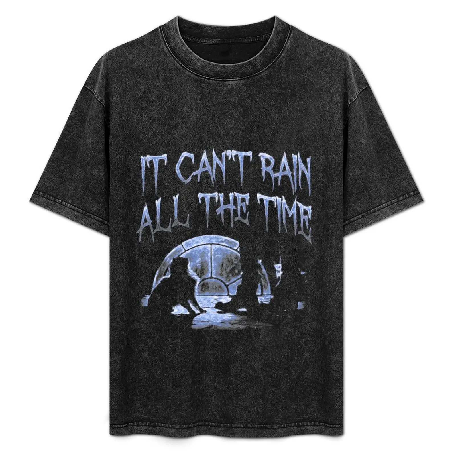 

Can't Rain All The Time Deeper Blue T-Shirt Quick Dry Training Short Sleeve Tee