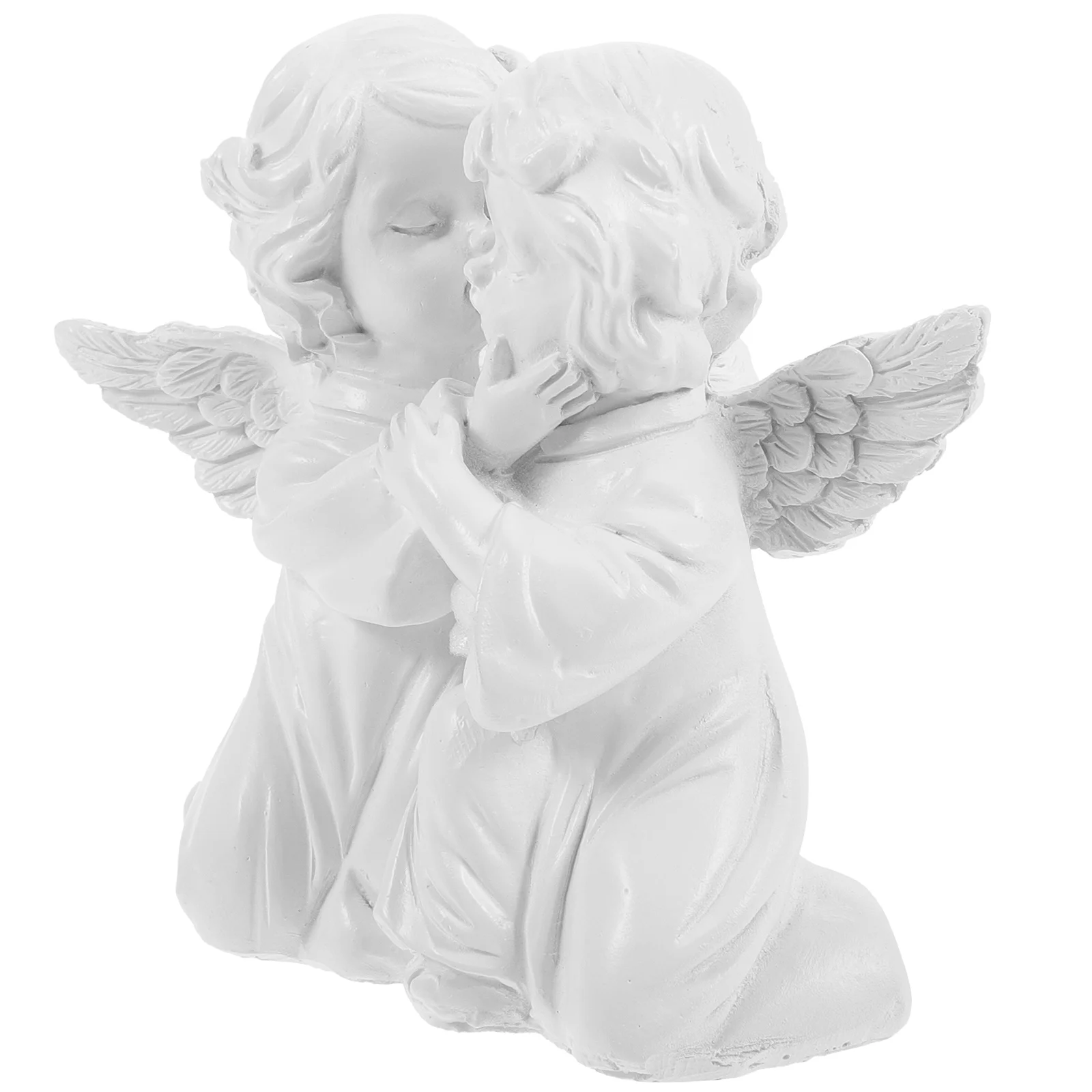 

Crafts Couple Angel Ornaments Baby Boy Outdoor Concrete Statues Resin Angels Decoration