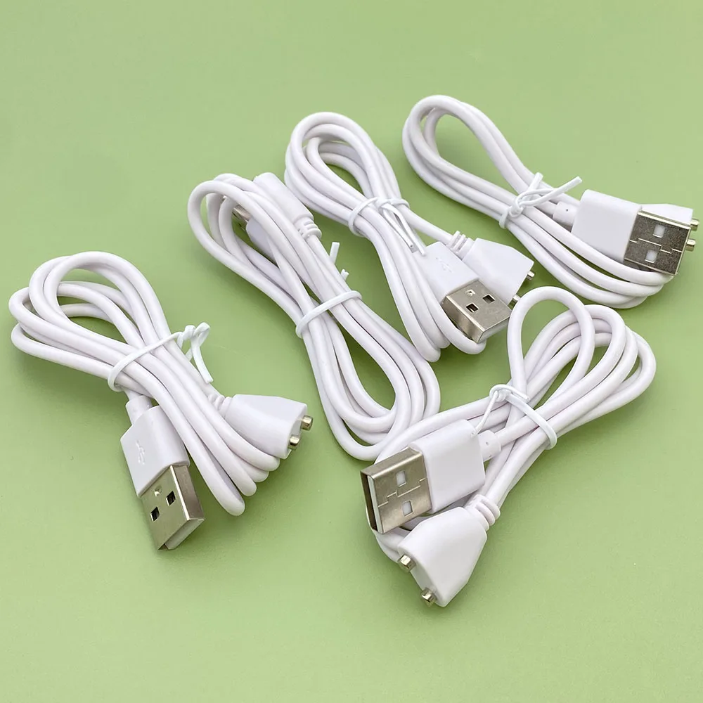 20pcs 2pin magnetic suction charging wire, electric toothbrush, adult toy, magnet power cord, USB two-point data cable 5-10MM