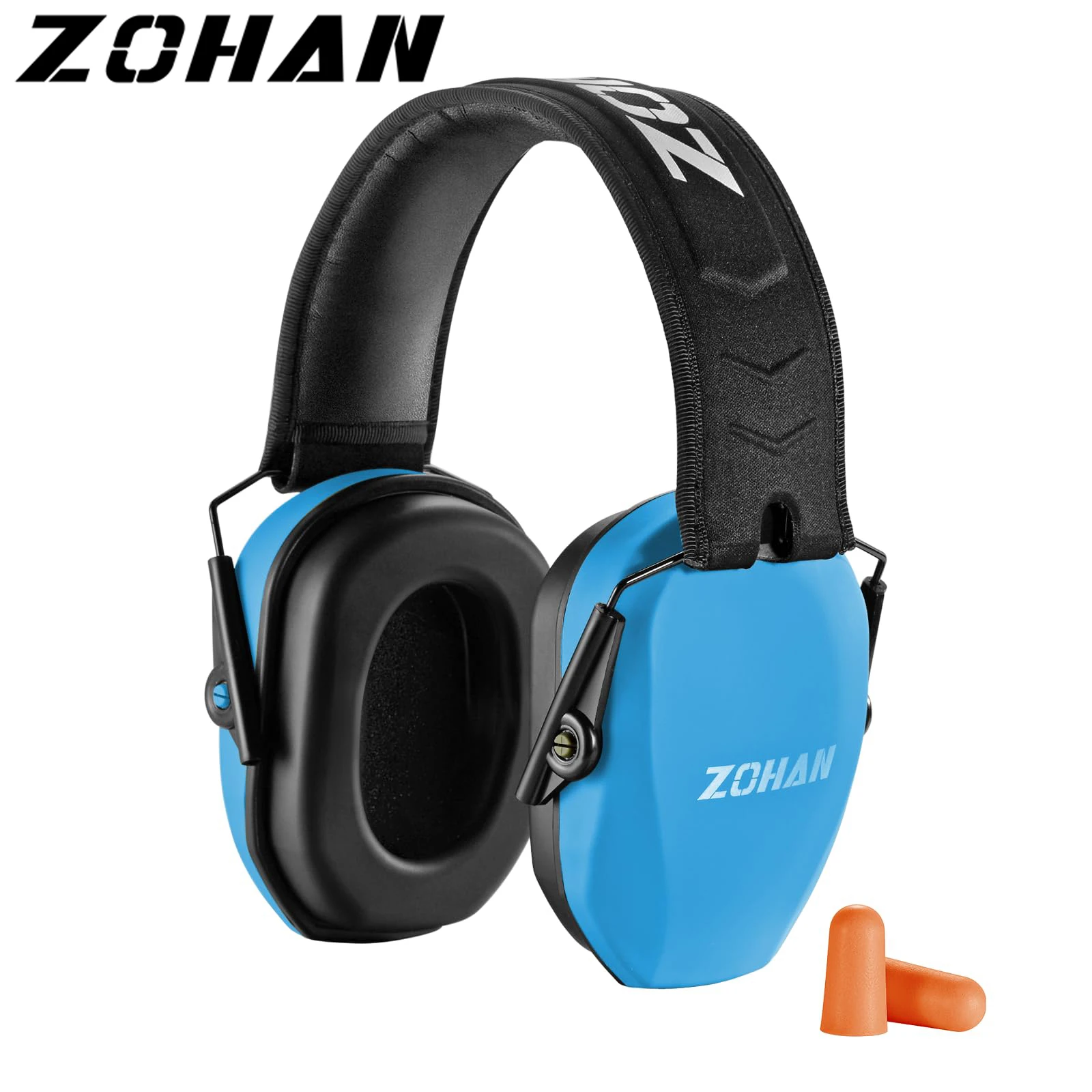 ZOHAN Safety Earmuffs Passive Ear Muffs Adjustable noise damper Shooting noise prevention Hearing Protective Headset workplace