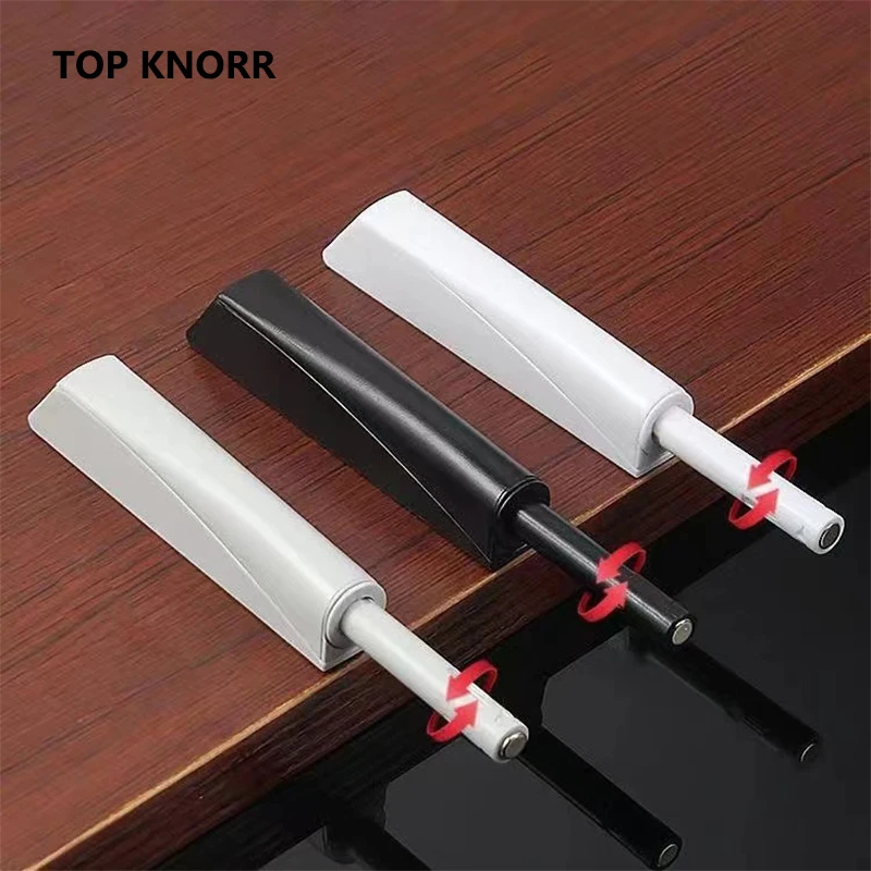 TOP KNORR No Handle Cabinet Door Rebounder Bouncing Clothes Cabinet Pressing Closet Door Invisible Magnetic Press Spring Device