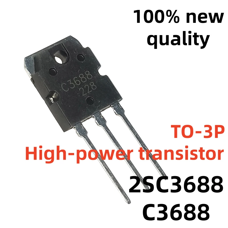 100% Quality 5PCS/10PCS C3680 2SC3680 TO-3P C3688 2SC3688 High-power transistor