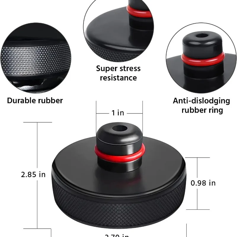 1pc Jack Rubber Pad for Tesla Model 3 Model Y Car Chassis Adapter Jack Lift Support Block Rubber Jack Pad