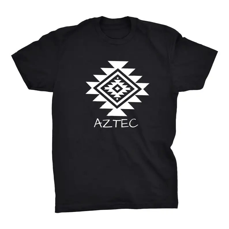 

Aztec Unisex Tshirt, Western Graphic Tee, Aztec Graphic Image Shirt, Gift for her, Gift for him, Ancient Civilization T-shirt, T