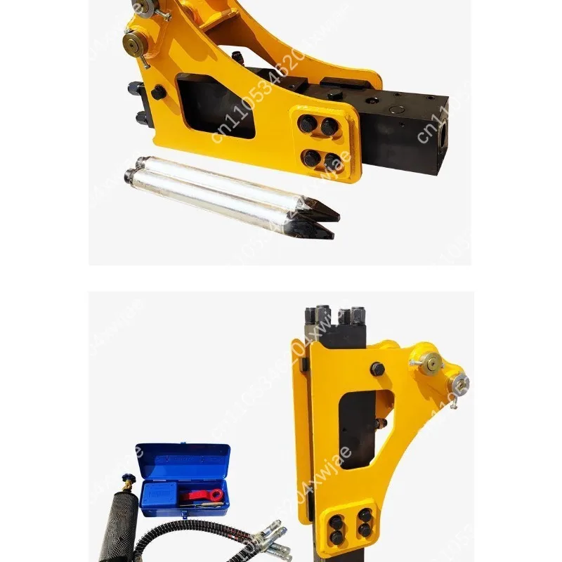 35 Hydraulic Rock Breaker Hammer Triangle Straight Accessory For Mini Excavator Building Demolition Work