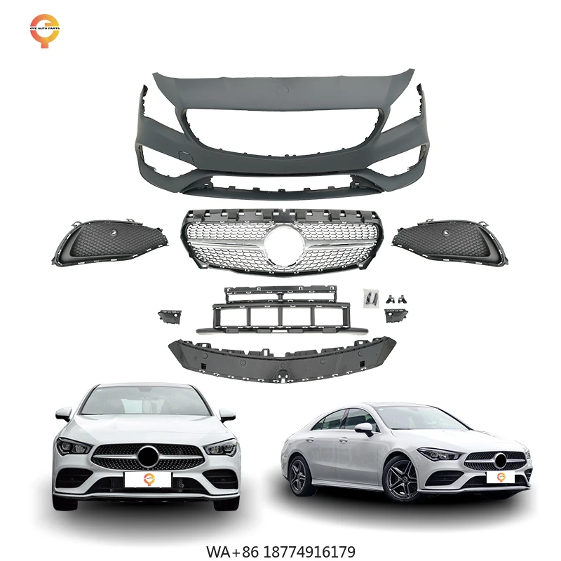 

CLA200 Bumper Bodykit Grille W117 C117 Conversion Kit for CLA CLASS 2013 2014 2015 2016 2017 2018 2019