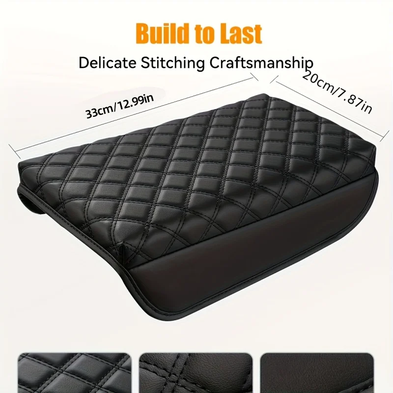 

One pieceForTeslaMODEL Y/3 Center console armrest pad，Soft and scratch-resistantPULeather center console cover,Suitable for car