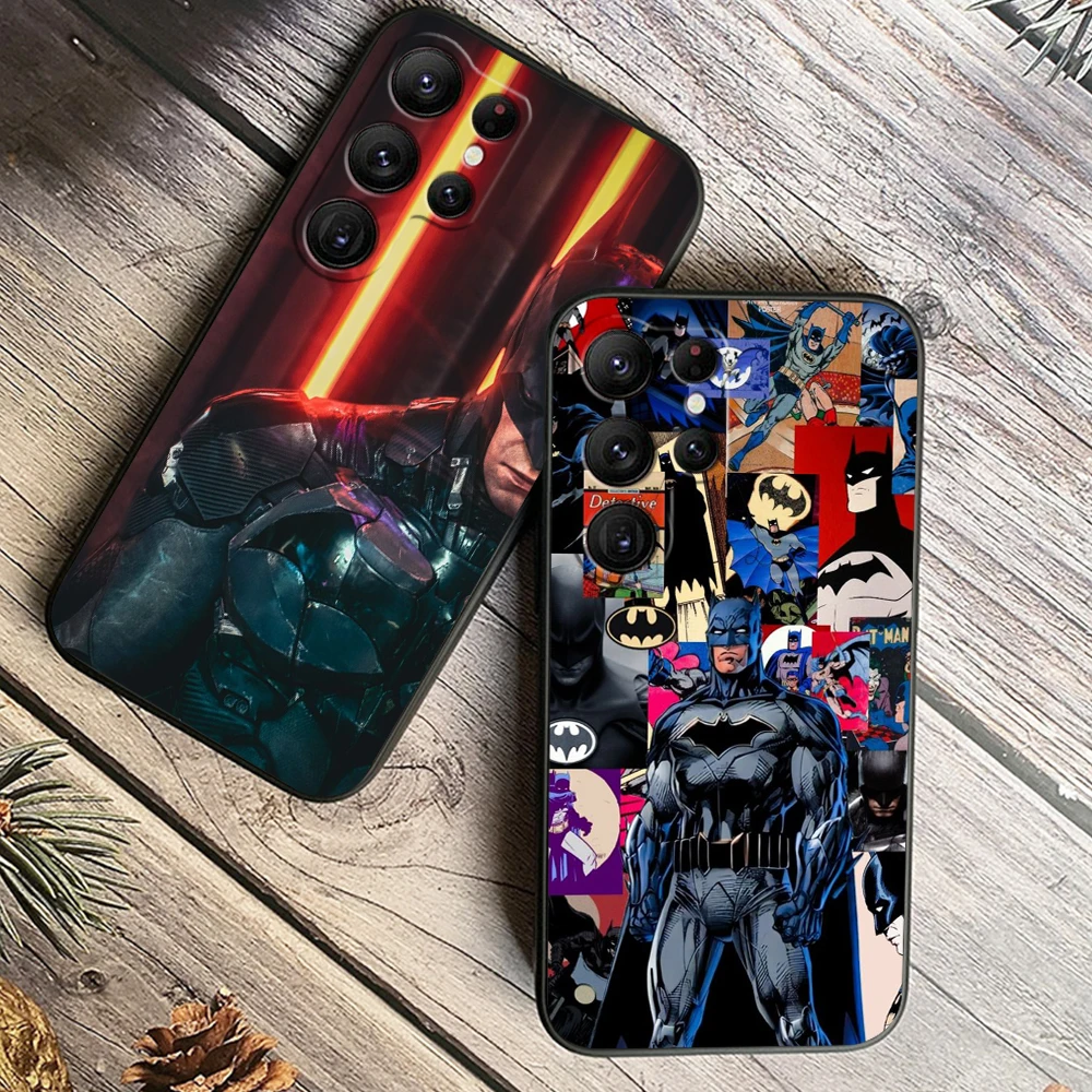 Hero B-Batman Hot For Samsung Galaxy S24 S23 S22 S21 S20 FE S10 S10E Plus Ultra Pro Lite 5G Black Funda Phone Case