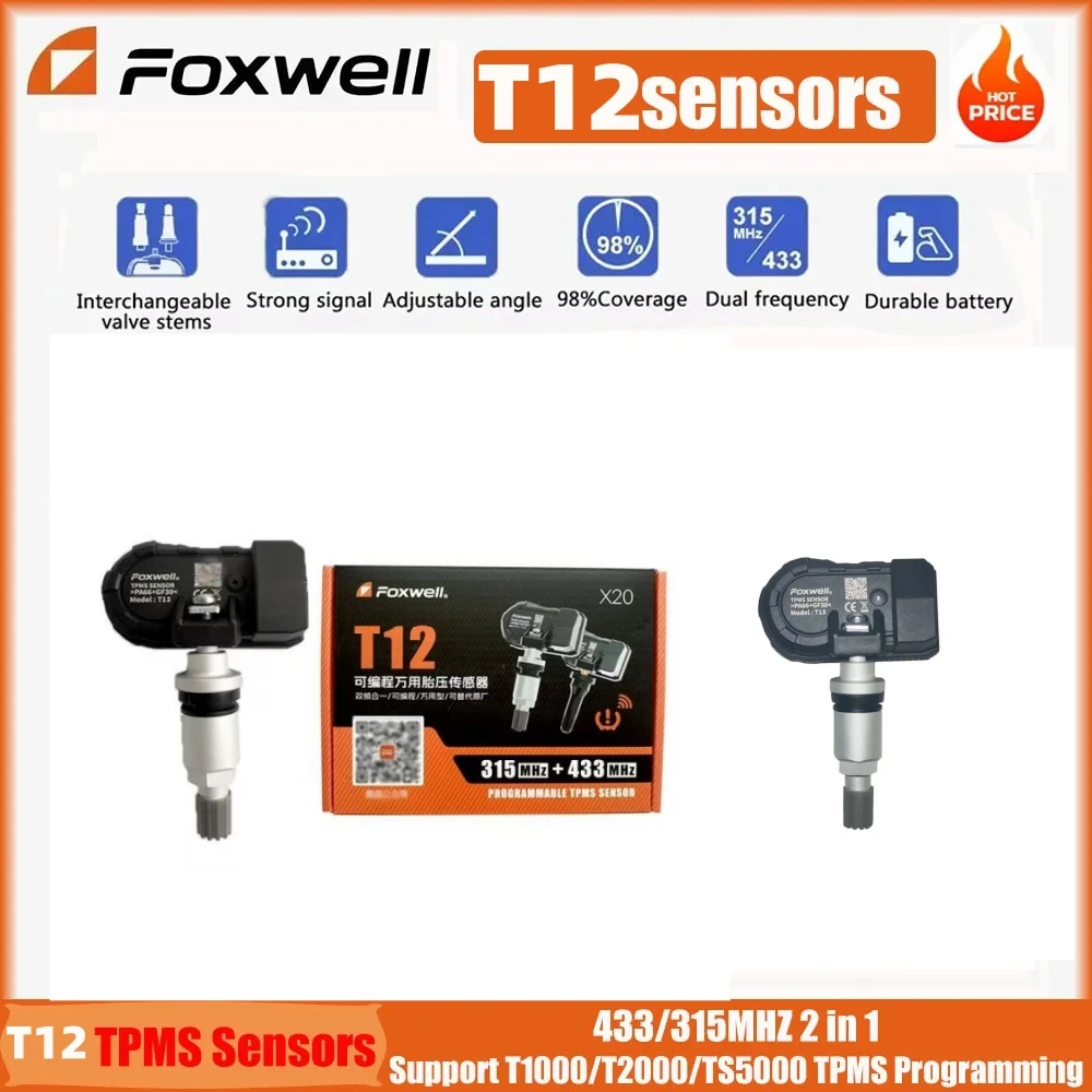 foxwell-t12-tpmsタイヤ空気圧センサー-433-315mhz-2-in-1-ユニバーサル起動プログラミングタイヤ空気圧監視システム修理ツール