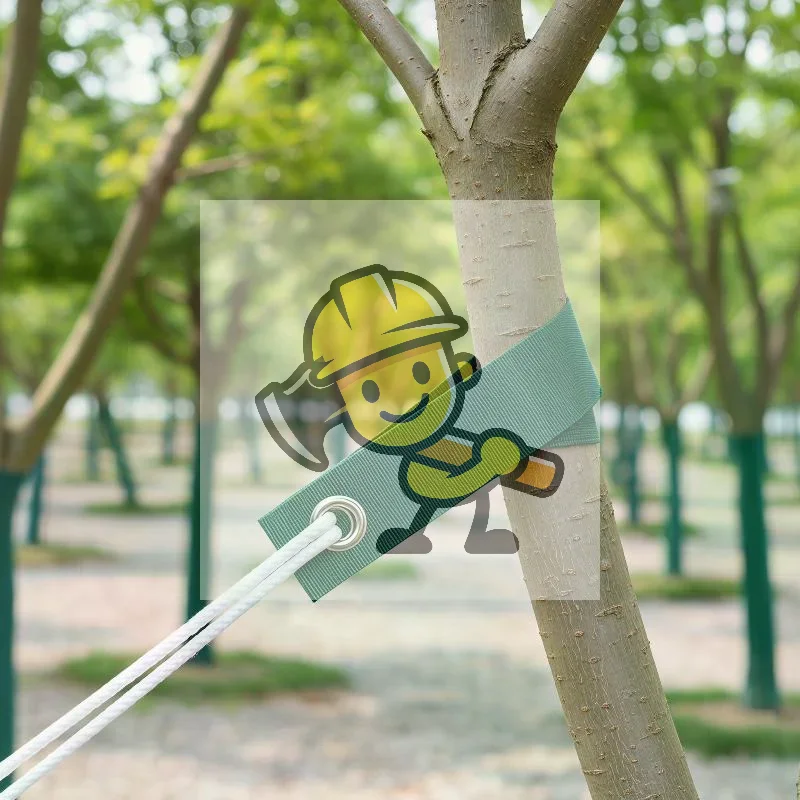5/10Pcs Wear Resistant Nylon Tree Support Straps With Reinforced Metal Grommets For Gardening Tree Stabilization Staking