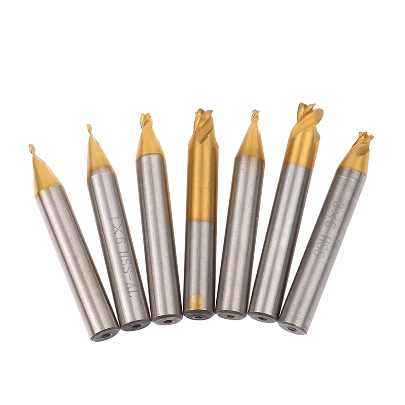 1pc 6mm Shank Ti-coated Hss Vertical Key Machine Cutters Door Car Key Cutter Machine Part Key Maker Tools 1.0-5.0
