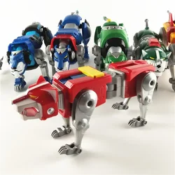 1984 Voltron Beast King GoLion Death Black Mecha Black Freedom Fortress Green Lion Figure Model Toys