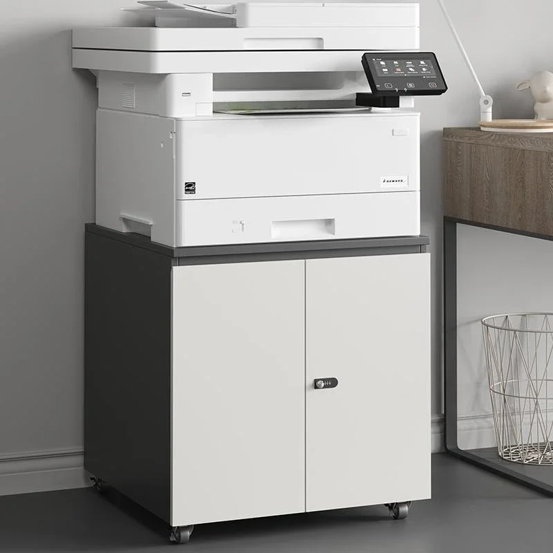 factory direct printer cabinet wooden A3 copy mobile base cabinet storage file cabinet