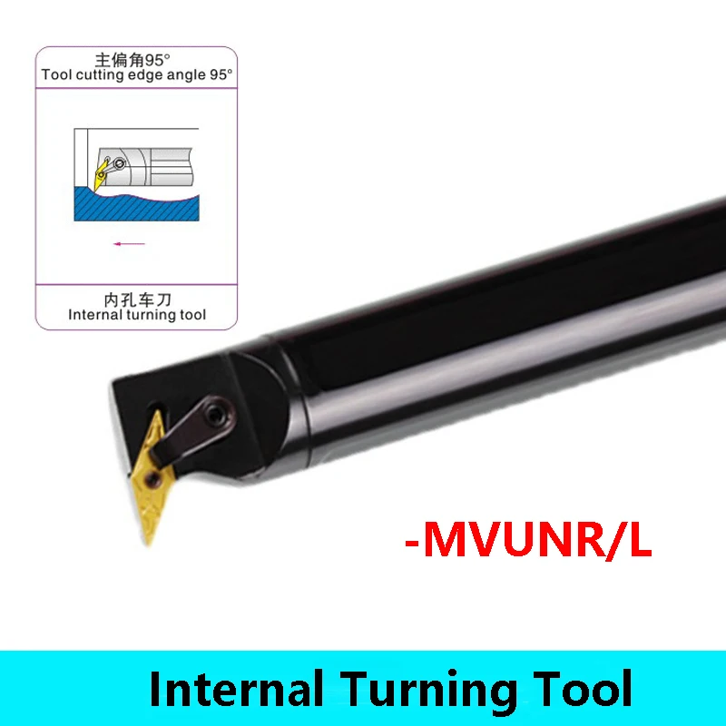 

LIHAOPING MVUNR S20R-MVUNR16 S25S-MVUNR16 Internal Turning Tool S20R S25S MVUNR16 CNC Cutting Tool Cutter Boring Bar Metal Lathe