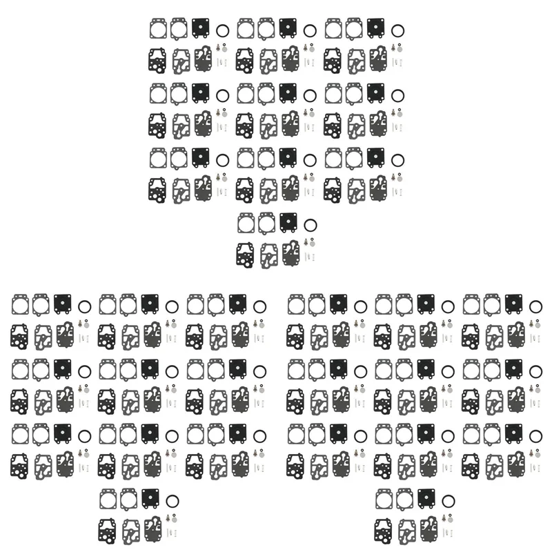 A50U 30Pcs Carburetor Repair Rebuild Gasket Needle Kit For Walbro K20-WYJ Echo Toro Ryobi Honda Homelite Trimmer