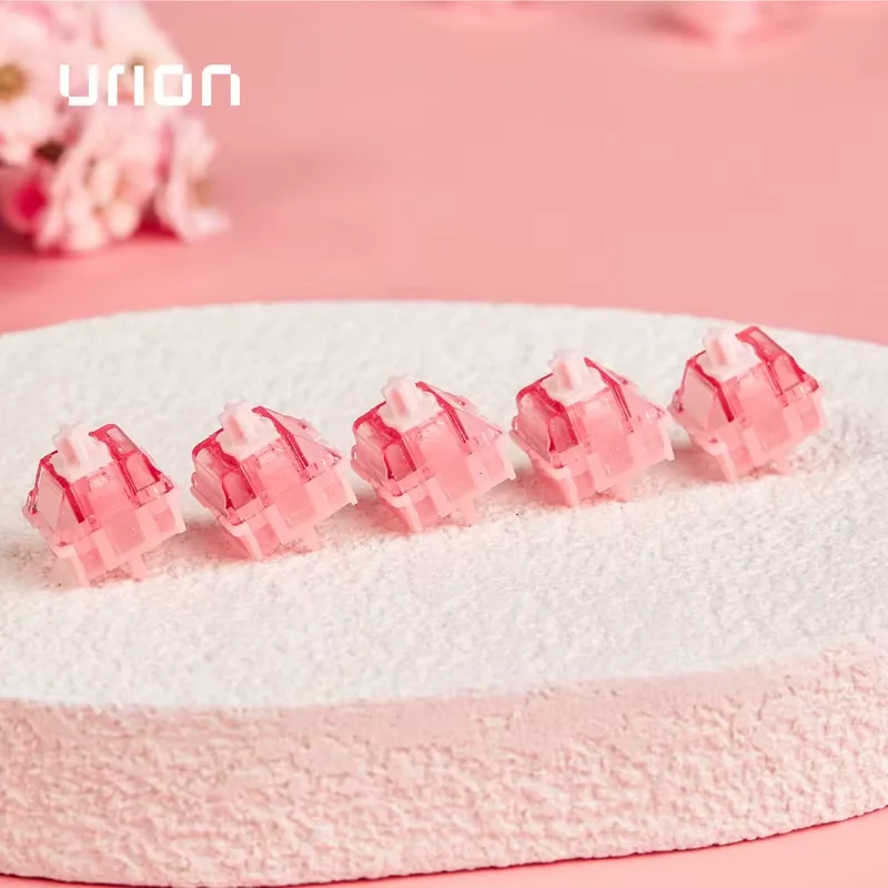 

UR Pink Ice Magnetic Ultra Switch Customized Magnetic Keyboard 35gf 700Gs Free Setting Pre Travel Gamer For Wooting 60HE+ So On