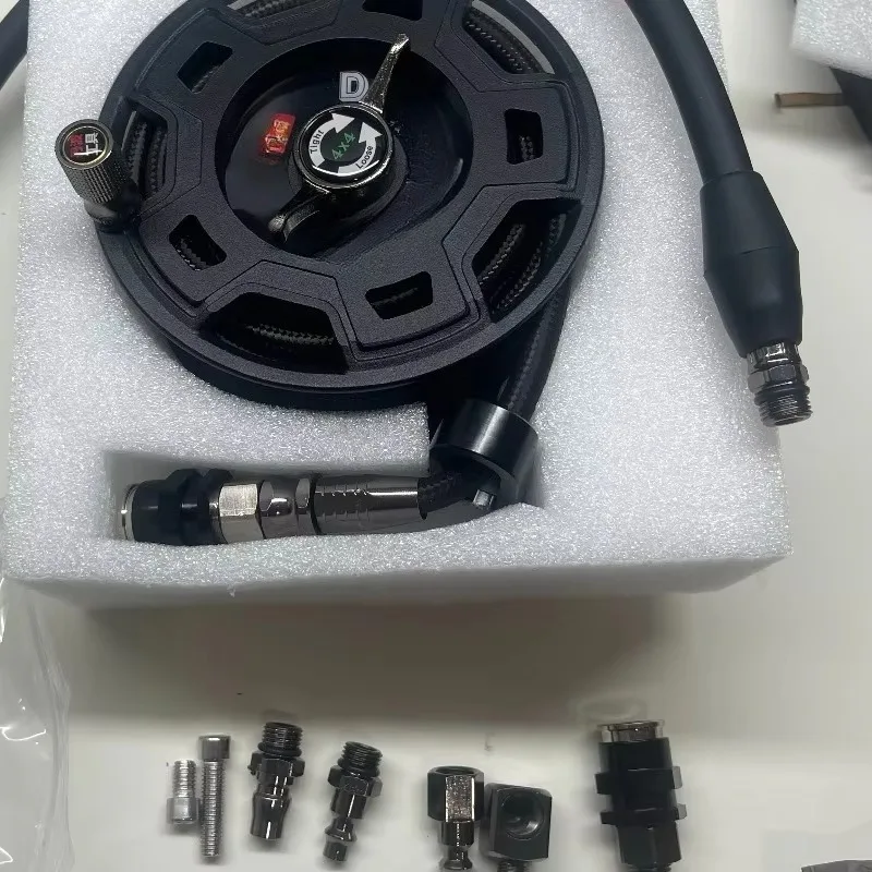 7M All-Terrain Off-road Air Pump Hose Reel Manual Retractable Storage Artifact for Vehicle Tires