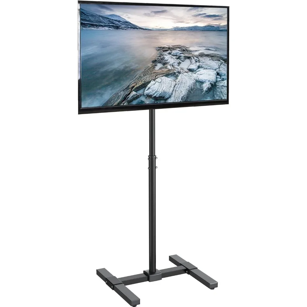 

TV Floor Stand for 13 to 50 inch Flat Panel LED LCD Plasma Screens, Portable Display Height Adjustable Mount STAND-TV07…