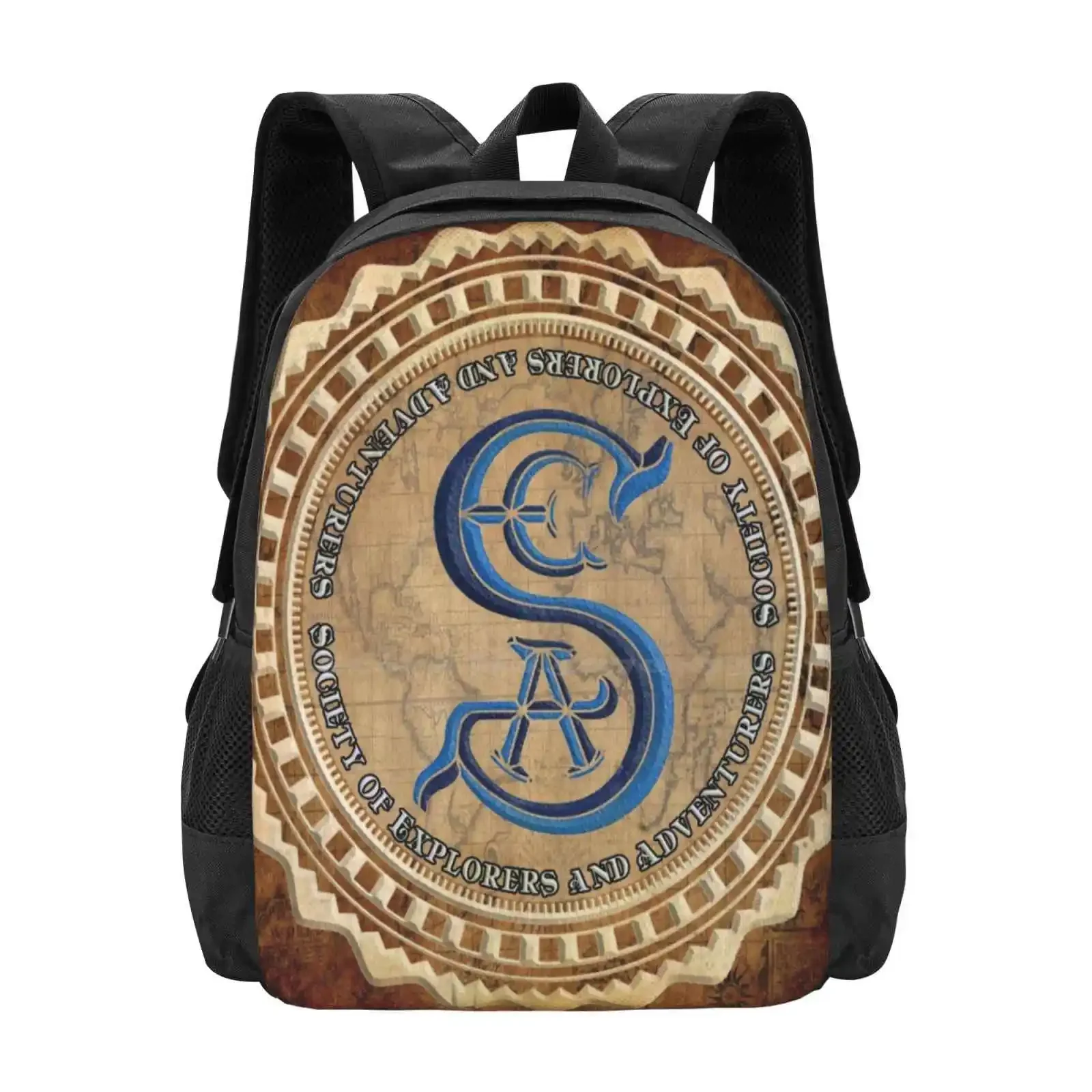

Society Of Explorers And Adventurers Coasters Hot Sale Schoolbag Backpack Fashion Bags Sea Society Of Explorers And Adventurers
