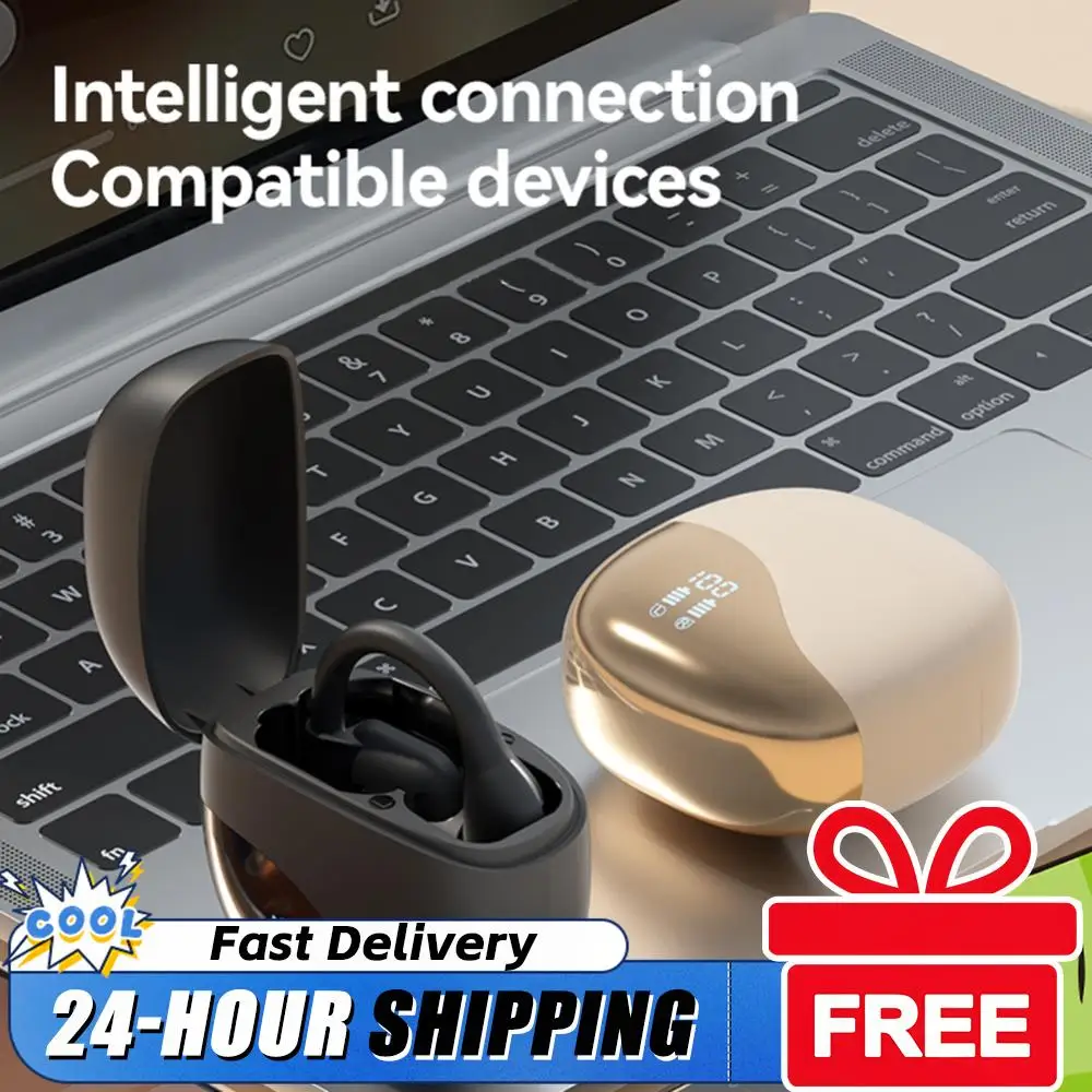 

Наушники-переводчики с ИИ в реальном времени, Bluetooth 5.4, шумоподавление, двусторонний голосовой перевод, с креплением на ухо, для деловых поездок