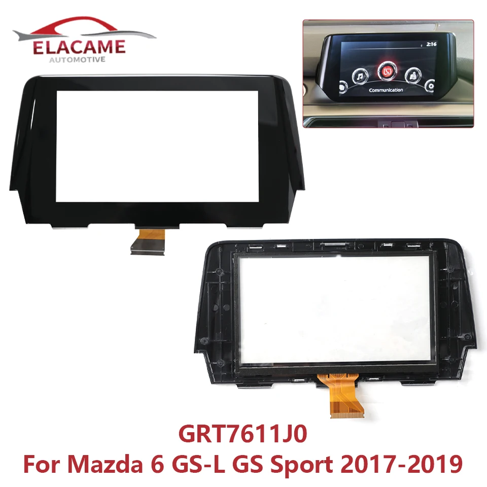 7 inch 50 Pins GRT7-611J0A FOR MAZDA 6 2018-2019 Car Radio Touch Screen Glass Digitizer Panel