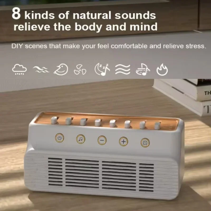 

CJ-506 Improve Sleep Relax Rain Sea Waves Bird Thunder For Gift Wireless Bluetooth Speaker Noise Timed Natural Sounds Music Box
