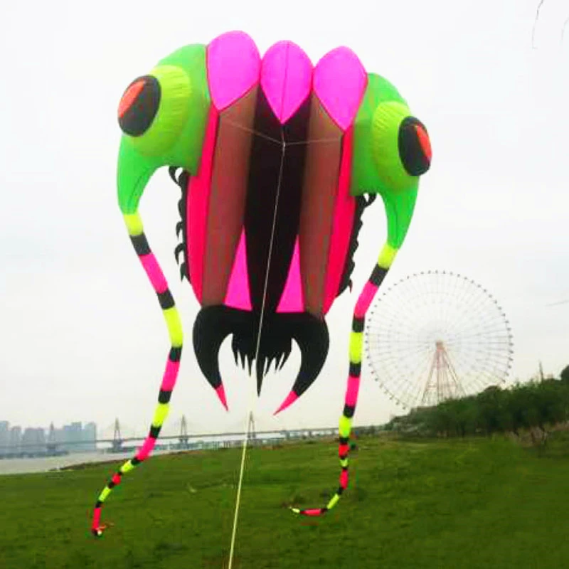 

free send large trilobites soft kite ripstop nylon fabric kite factory tadpole outdoor toys flying for adults kitesurfing beach